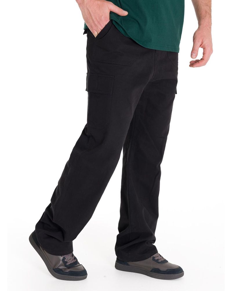 Pantalon-Tiro-Medio-Hombre-HERITAGE-STRAIGHT-CARGO-UTILITY-Negro-Cat