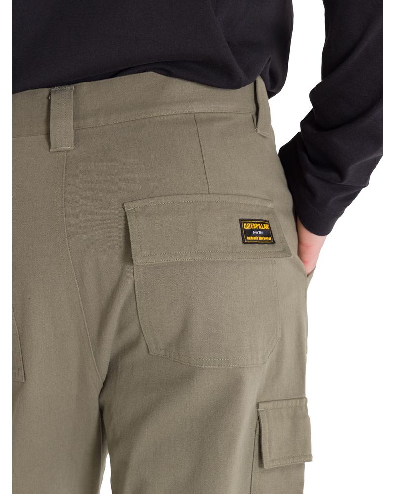Pantalon-Tiro-Medio-Hombre-HERITAGE-STRAIGHT-CARGO-UTILITY-Oliva-Cat
