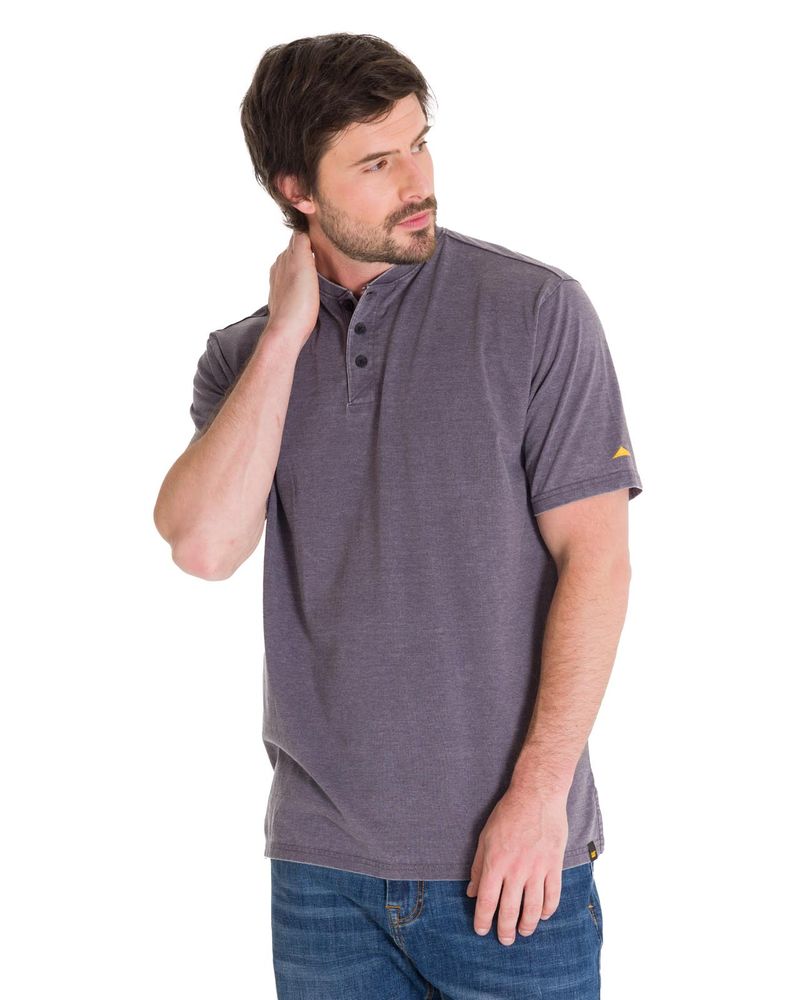 Polera-Manga-Corta-Hombre-Burnout-S-S-Henley-Grafito-Cat