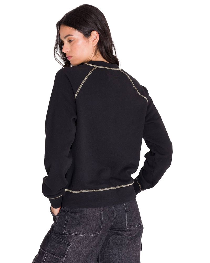 Poleron-Manga-Larga-Mujer-Contrast-Stitch-Graphic-Negro-Cat