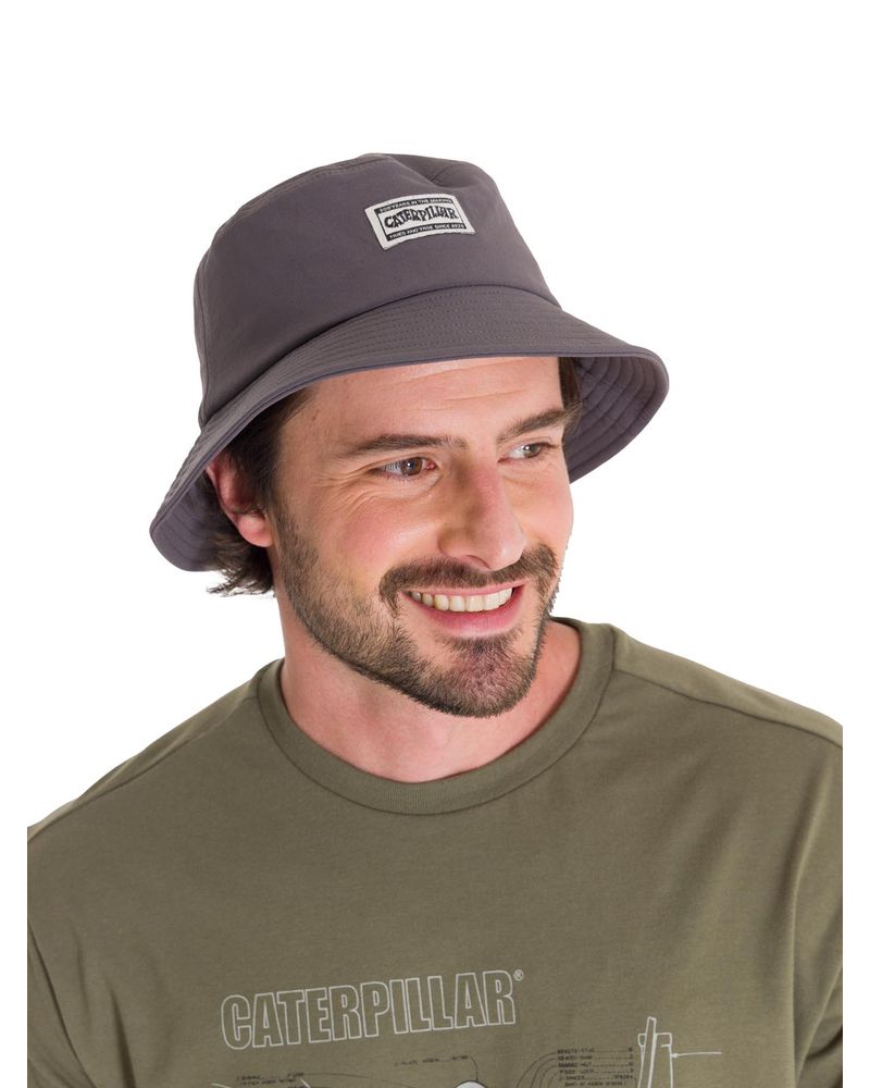 Gorro-Bucket-Unisex-Sun-Gris-Oscuro-Cat