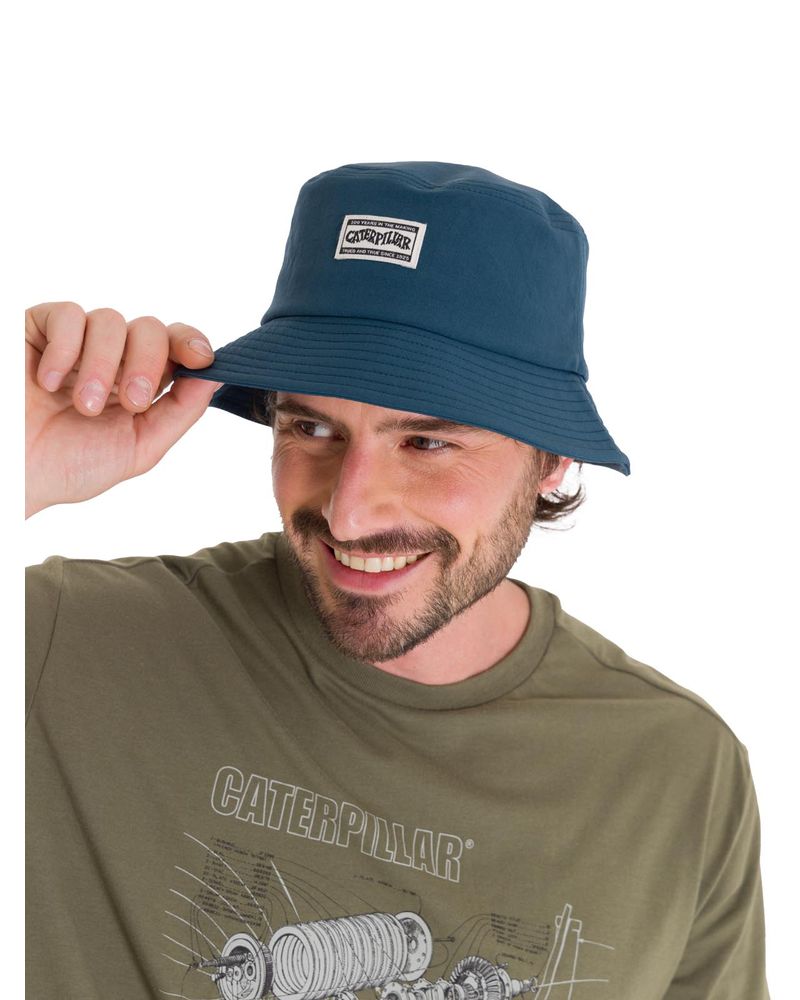Gorro-Bucket-Unisex-Sun-Azul-Petroleo-Cat