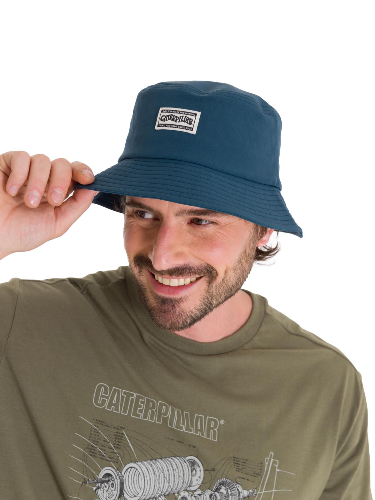 Gorro Bucket Unisex Sun Azul Petróleo Cat