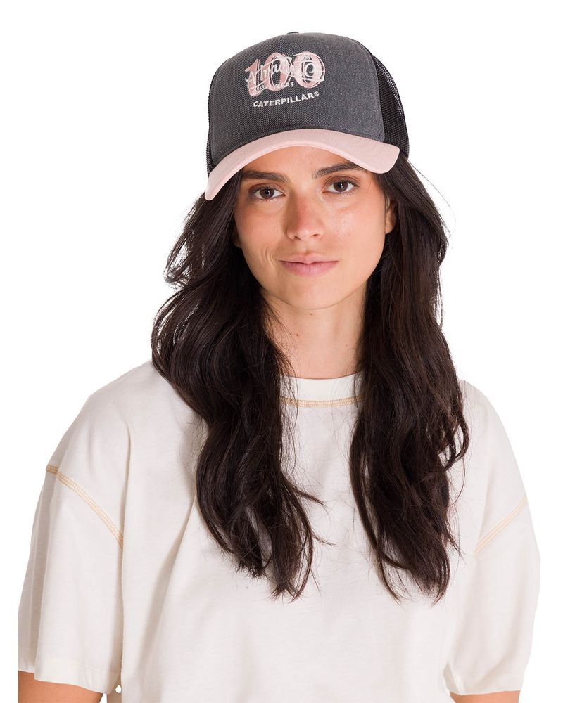 Jockey-Mujer-100-Year-Trucker-Gris-Oscuro-Cat