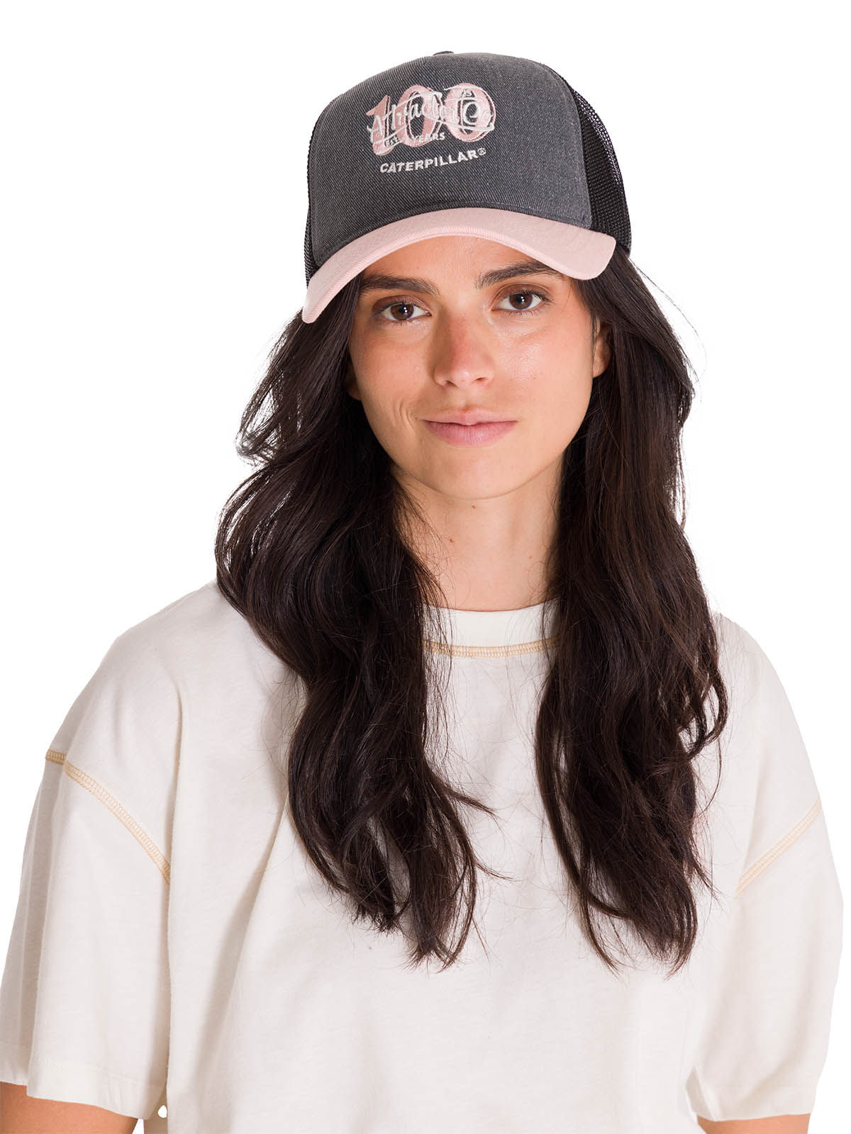 Jockey Mujer 100 Year Trucker Gris Oscuro Cat