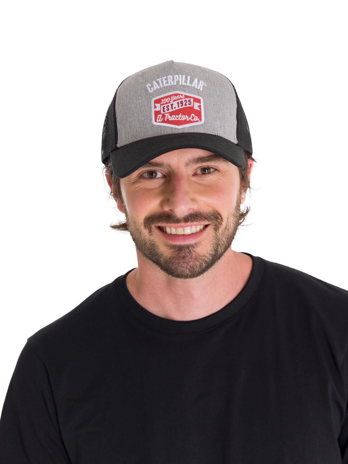 Jockey Hombre A Tractor CO 5-Panel Gris Cat