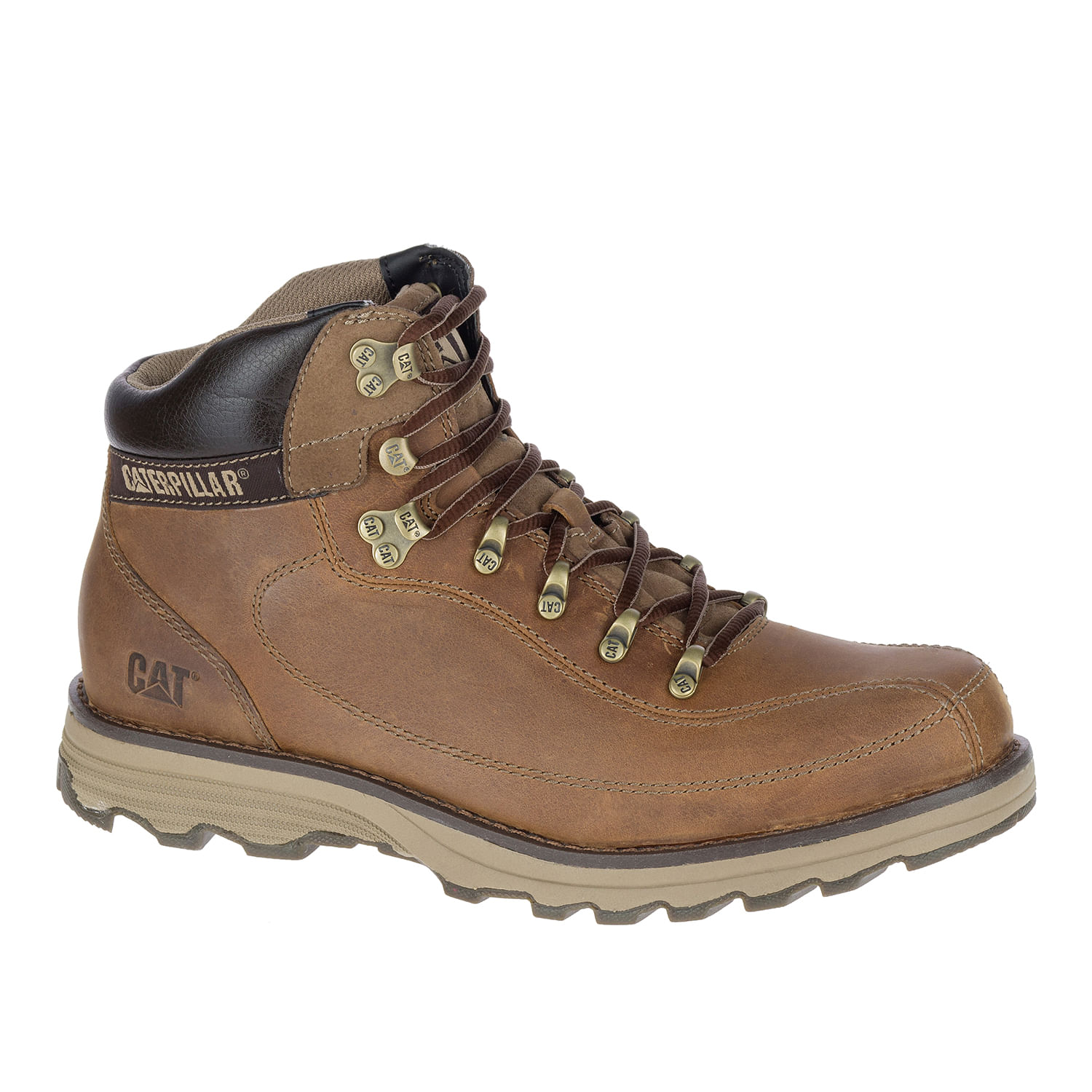 Cat Footwear Instruct, Zapatillas Para Hombre, Beige (Mens Dark Beige Mens Dark Beige), 41 EU