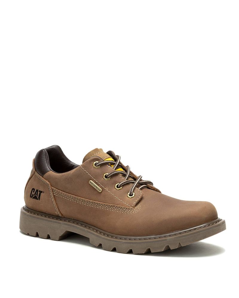 Zapato-Colorado-Low-2.0-Waterproof-Unisex-Marron-Cat