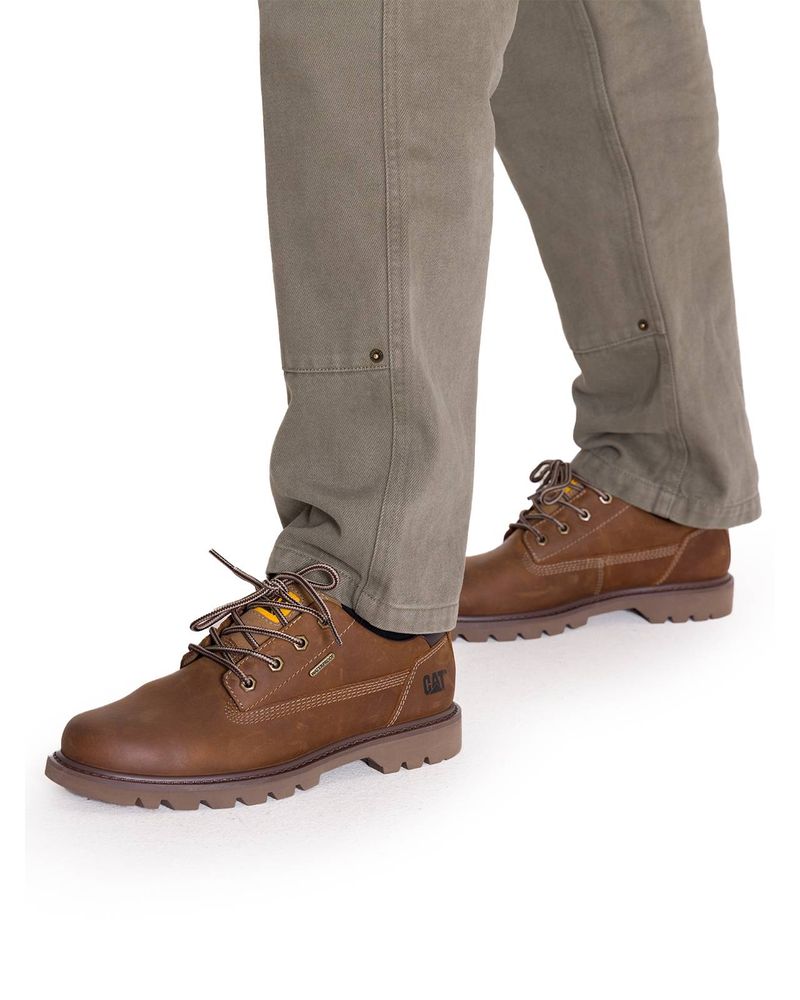 Zapato-Colorado-Low-2.0-Waterproof-Unisex-Marron-Cat