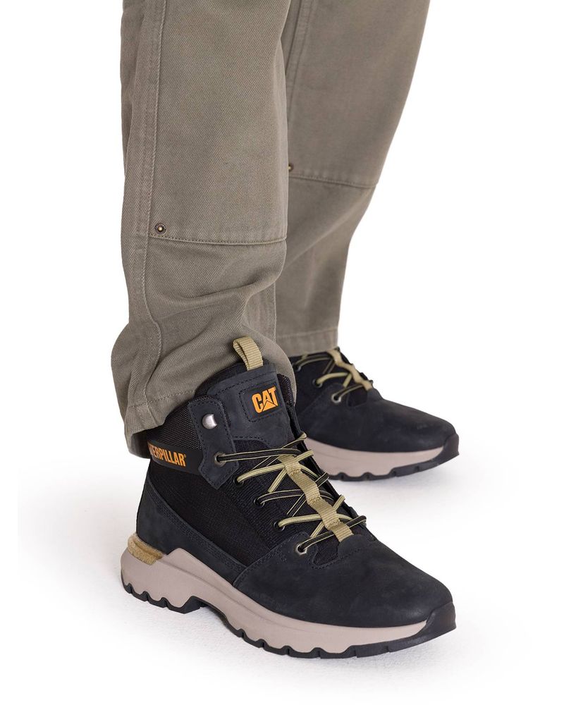 Zapatilla-Con-Caña-Colorado-Sneaker-Hombre-Negra-Cat