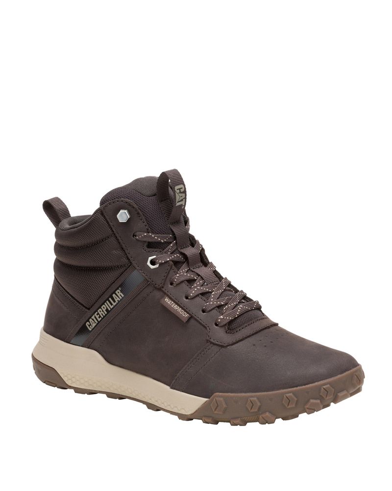 Botin-Waterproof-Hombre-Hex-Ready-Mid-Cafe-Cat
