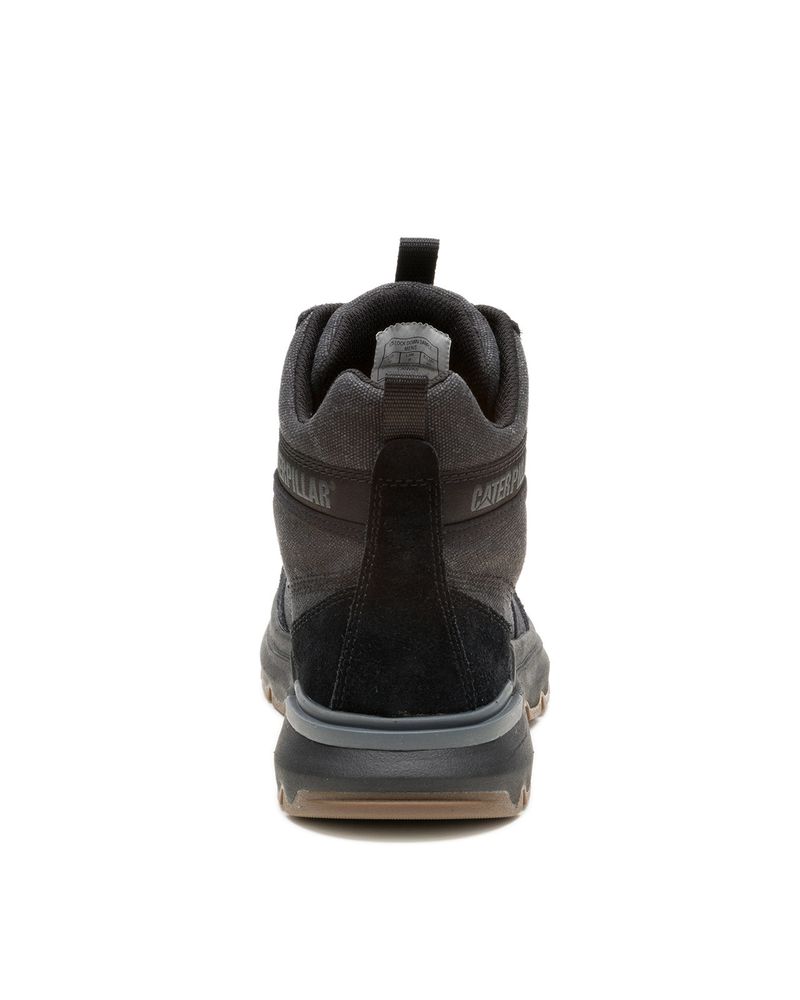 Zapatilla-Con-Caña-Hombre-Colorado-Sneaker-Canvas-Negro-Cat