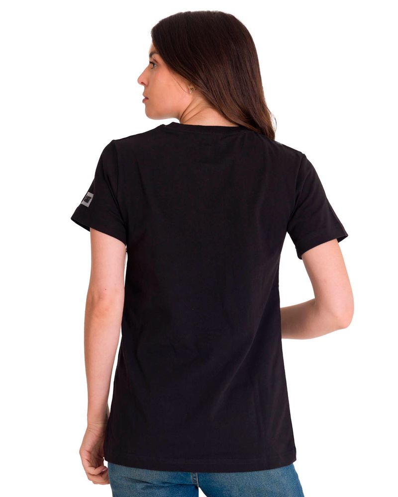 Polera-Manga-corta-Casual-Mujer-WOMEN-S-TM-LOGO-TEE-Negro-CAT