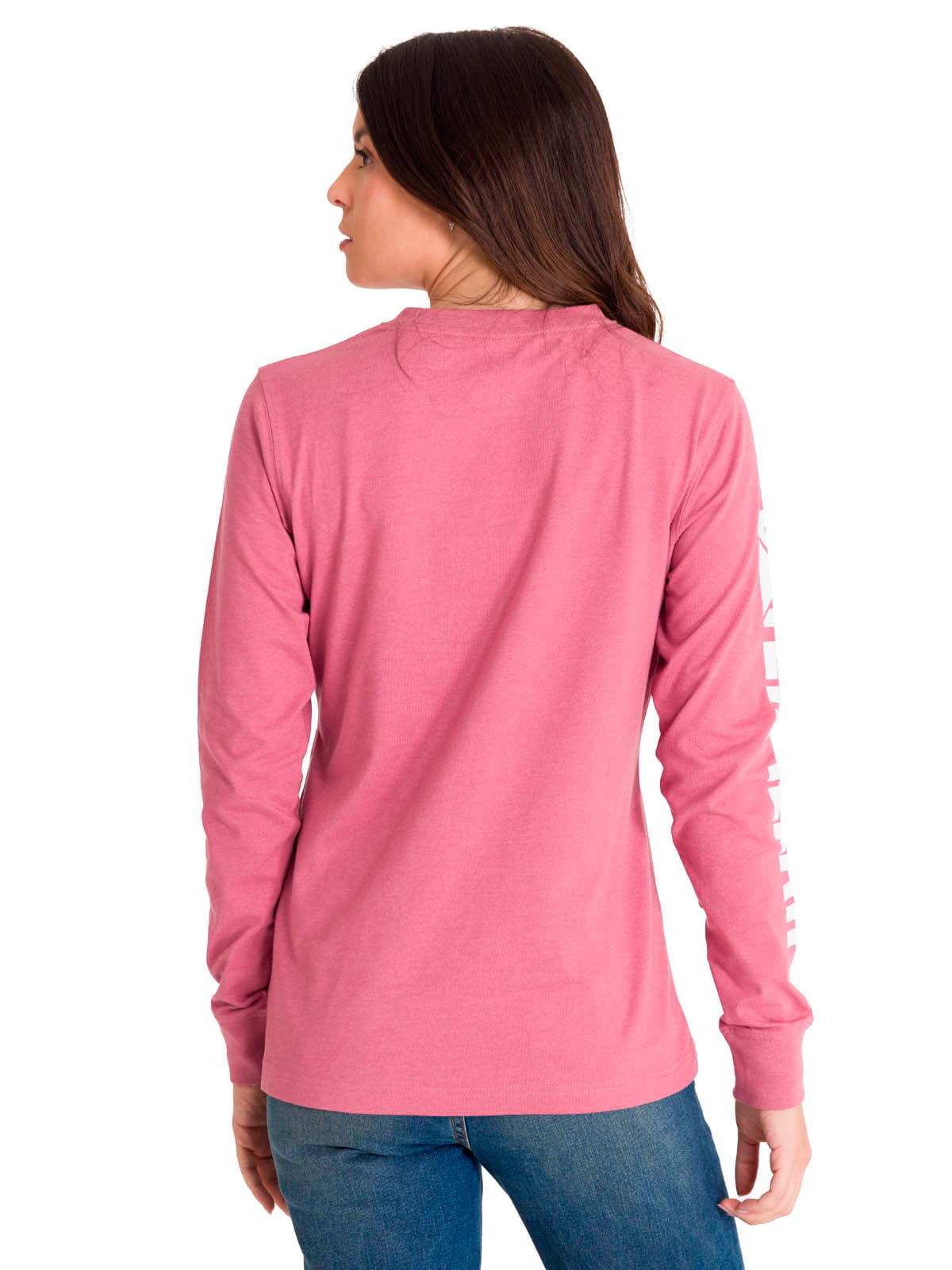 Polera Manga Larga Mujer Trademark Banner Tee Ciruela Cat