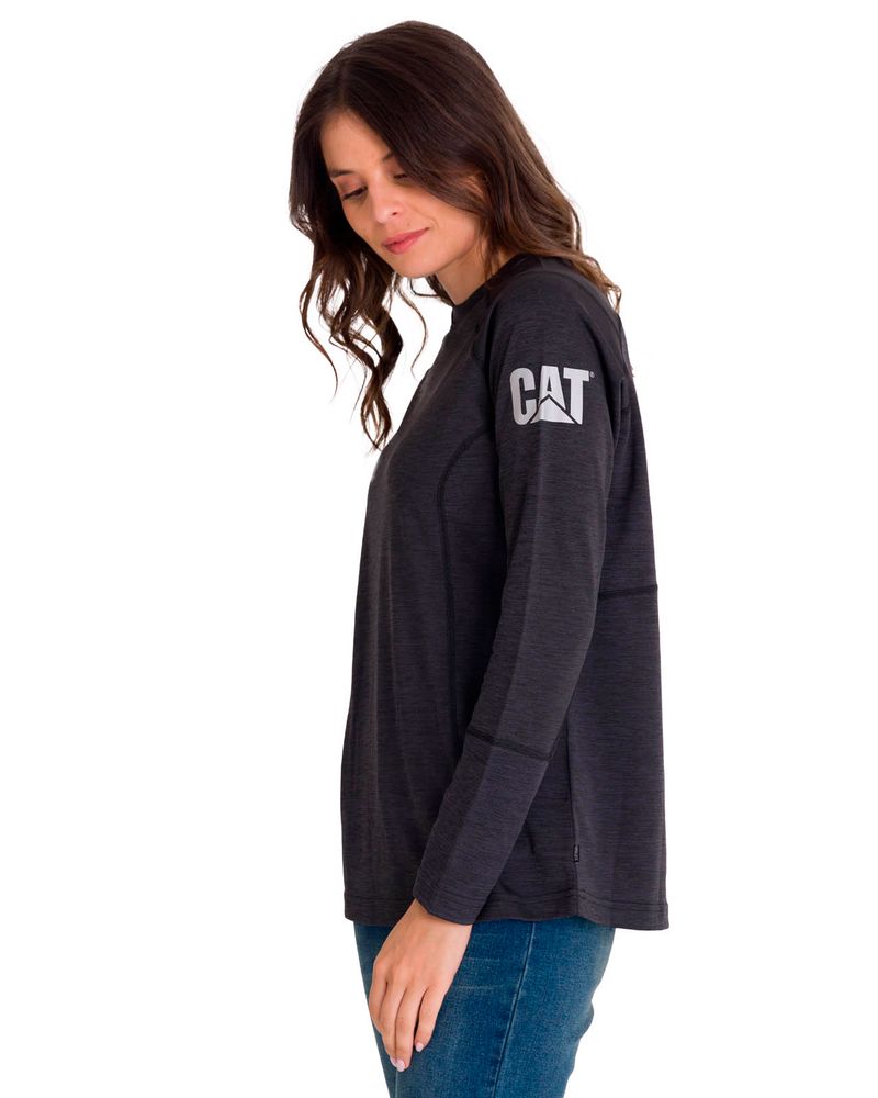 Polera-Manga-Larga-Mujer-WOMEN-S-LIGHTWEIGHT-COOLING-L-S-CREW-Negra-Cat