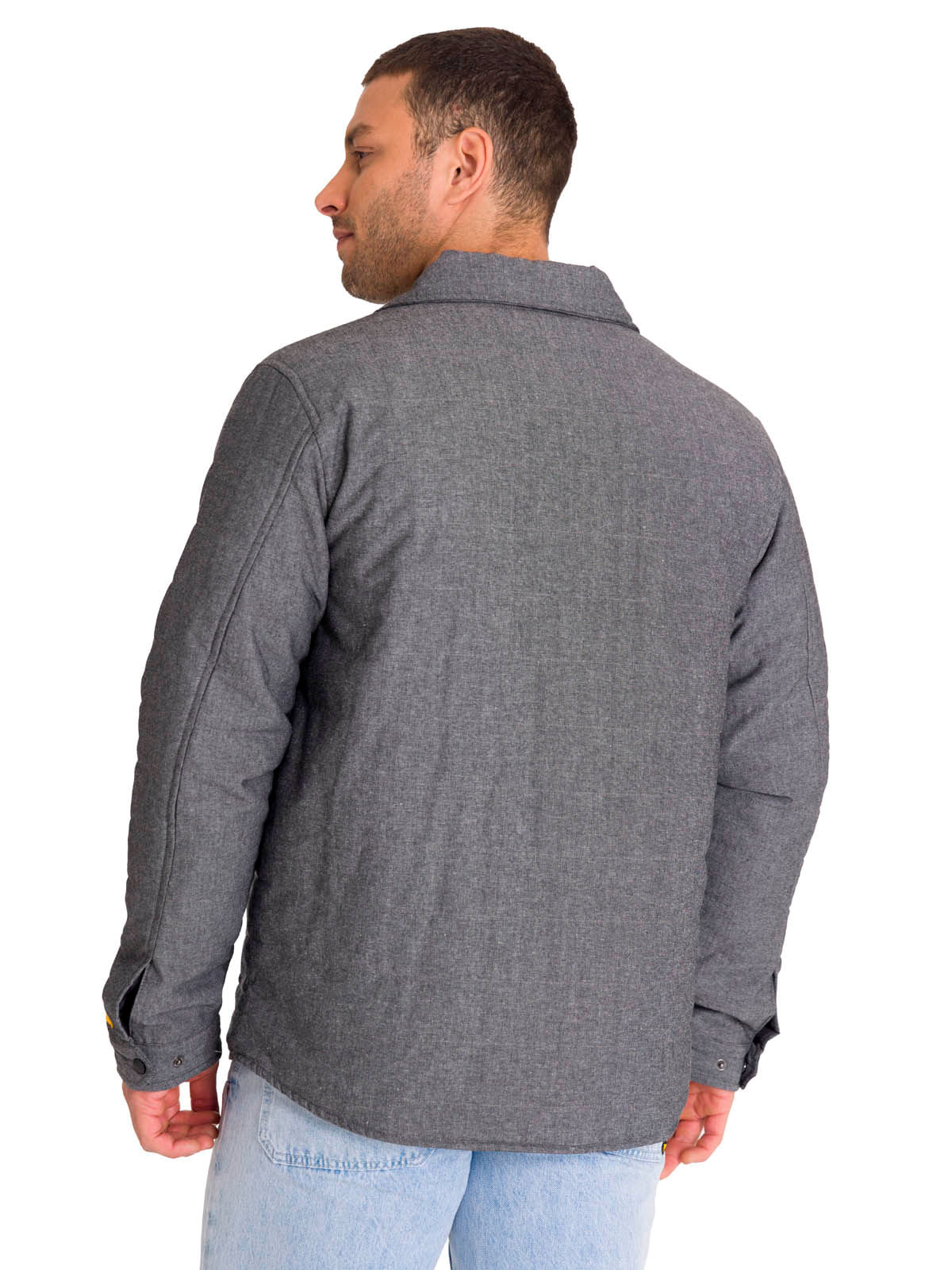 Chaqueta Manga Larga Hombre INSULATED SNAP FRONT SHIRT Gris Oscura Cat