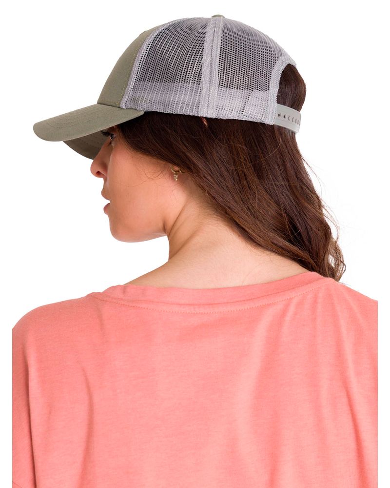 Jockey-Con-Broche-Mujer-Cat-Logo-Mesh-Back-Hat-Verde-Oscuro-Cat