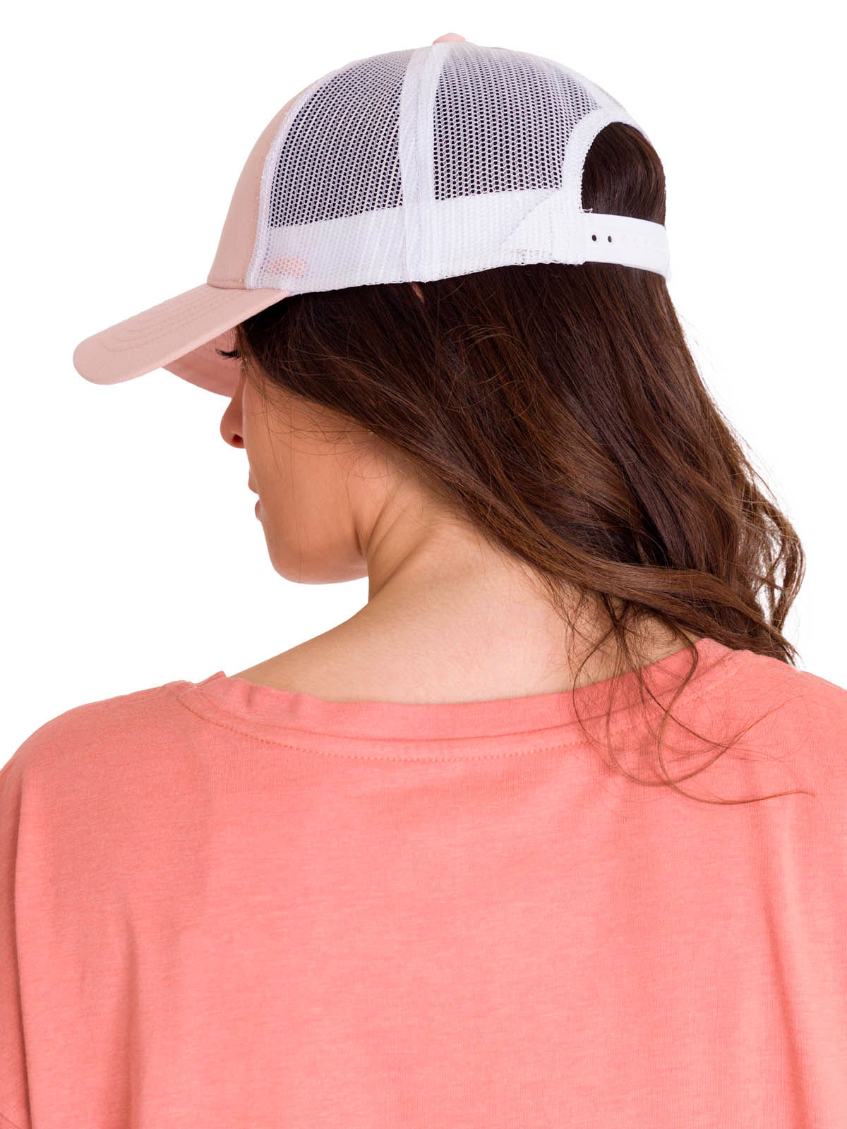 Jockey Con Broche Mujer Cat Logo Mesh Back Hat Palo Rosa Cat