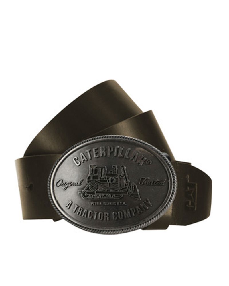 Cinturon-Foundation-Western-Buckle-Belt-100--Cuero.-Cat