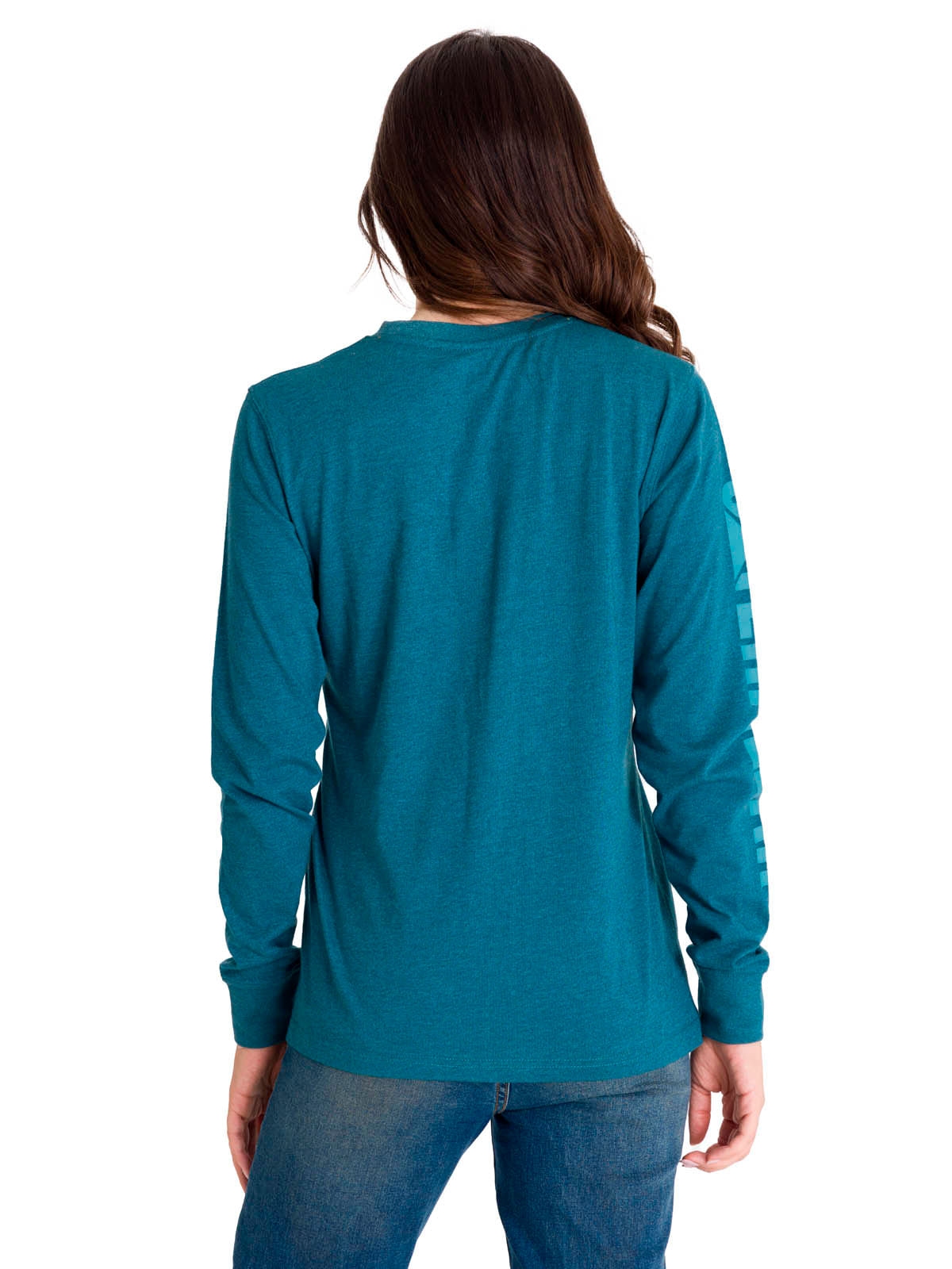 Polera Manga Larga Mujer Trademark Banner Celeste CAT