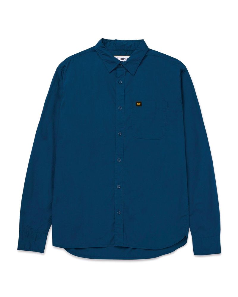 Camisa-Manga-LargaCasual-Hombre-Fundation-Rojo-Azul-CAT