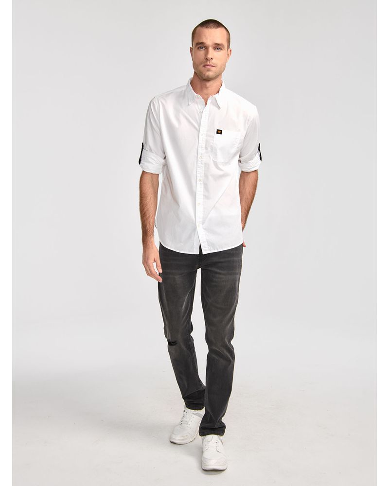 Camisa-Manga-LargaCasual-Hombre-Fundation-Rojo-Azul-CAT