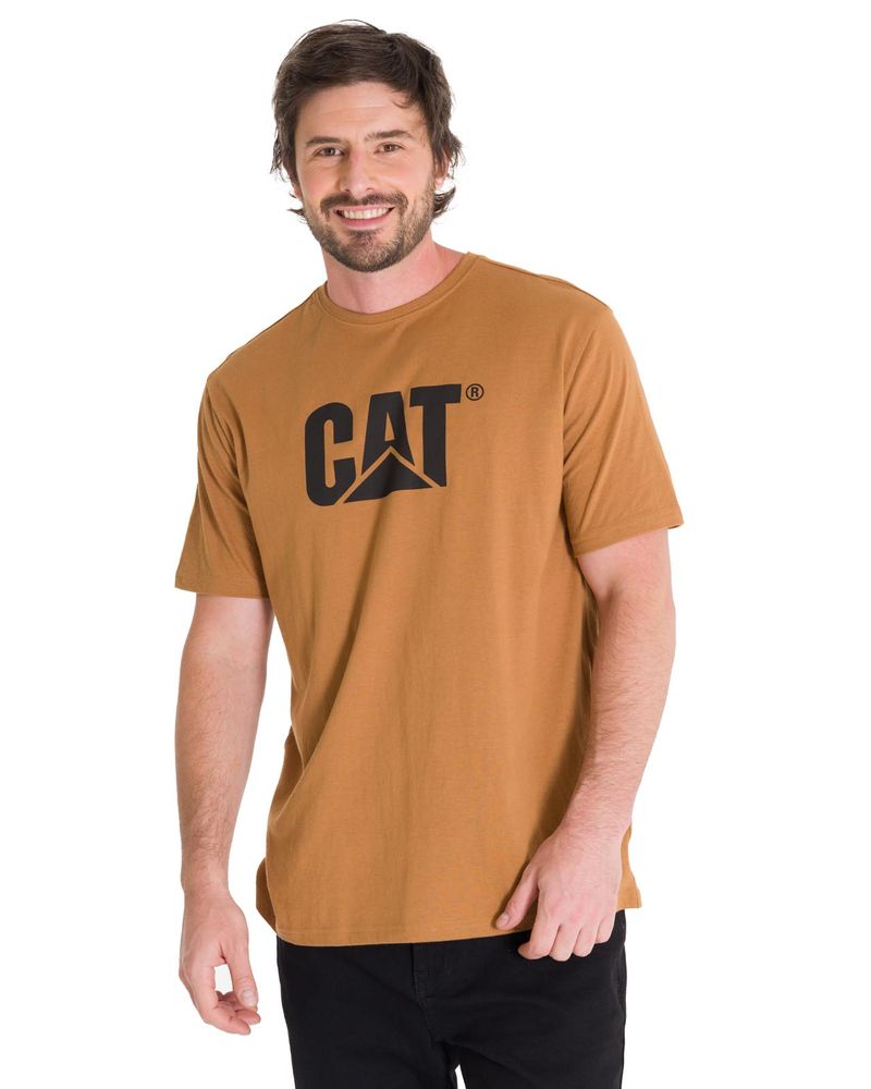 Polera-Manga-Corta-Hombre-Logo-CAT-Cafe-Cat
