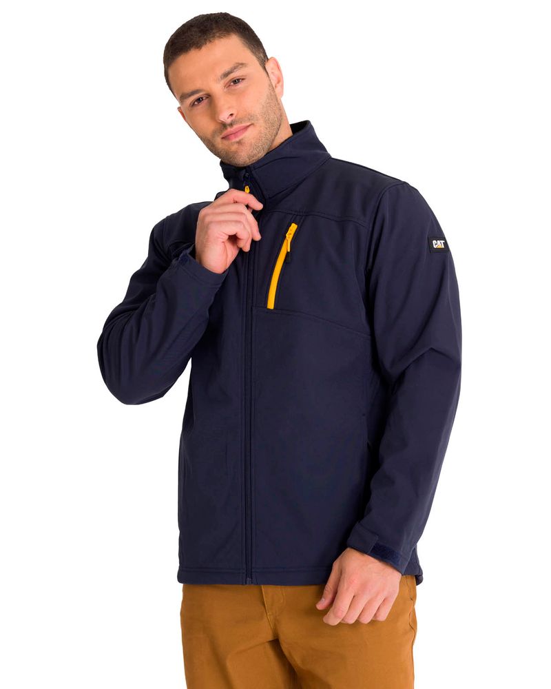 Chaqueta-Hombre-Essentials-Softshell-Azul-Cat