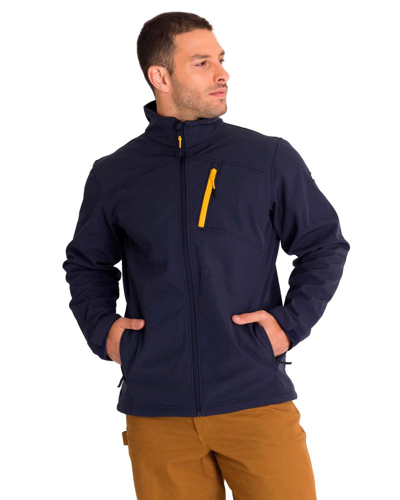 Chaqueta-Hombre-Essentials-Softshell-Azul-Cat