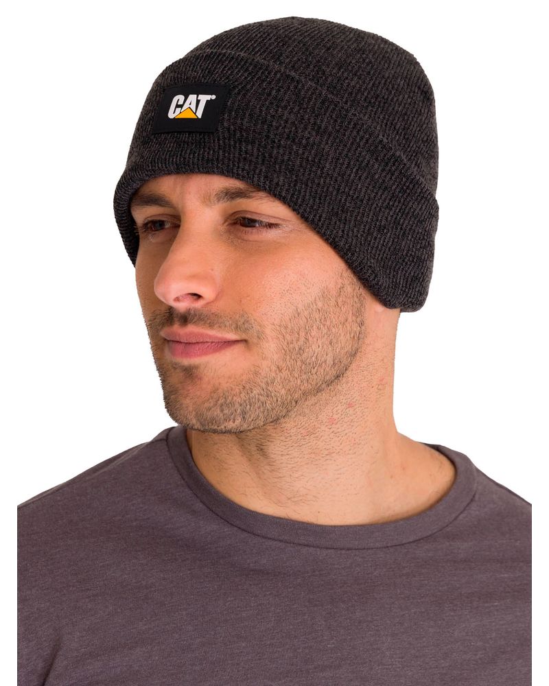 Gorro-Hombre-Etiqueta-CAT-Gris-Cat