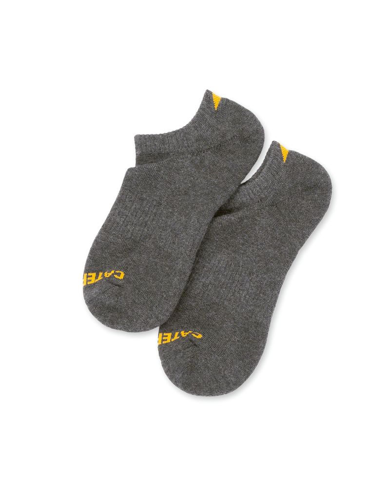 Calcetin-Corto-Unisex-Gris-Cat