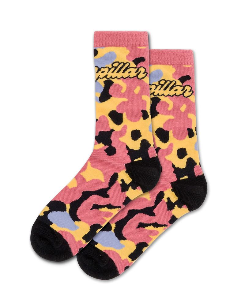 Calcetin-Mujer-Diseño-Multicolor-Cat