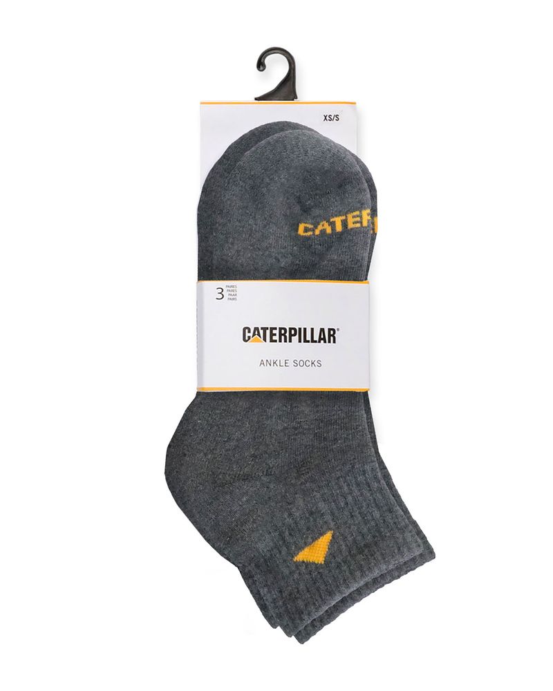 Calcetin-Basico-Tobillo-Unisex-Gris-Cat