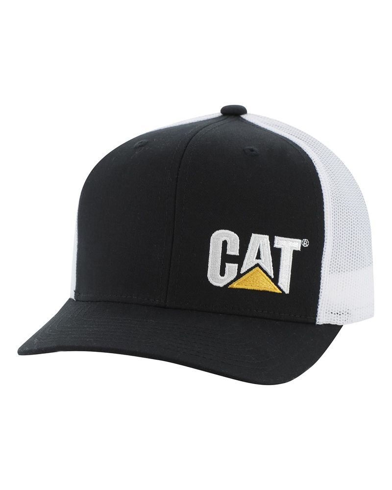 Jockey-Con-Broche-Unisex-Cat-Trademark-Trucker-Hat-Negro-Cat
