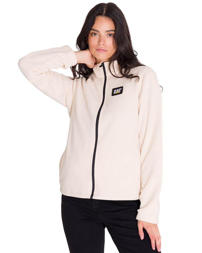 Polar-Manga-Larga-Mujer-Microfleece-Full-Zip-Beige-Cat