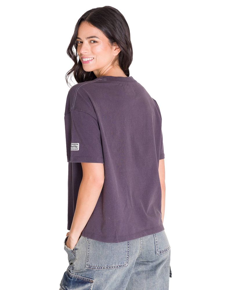Polera-Manga-Corta-Casual-Mujer-BOXY-HEAVYWEIGHT-HERITAGE-1925-GRAPHIC-TEE-Carbon-Cat