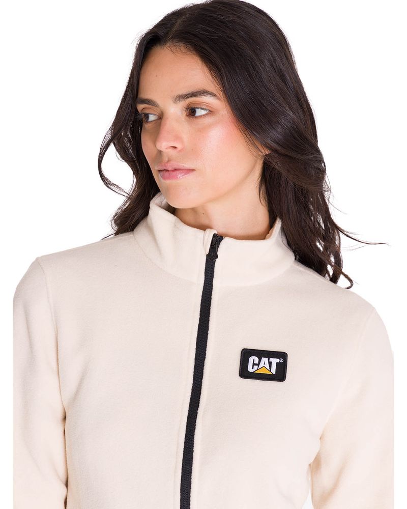 Polar-Manga-Larga-Mujer-Microfleece-Full-Zip-Beige-Cat