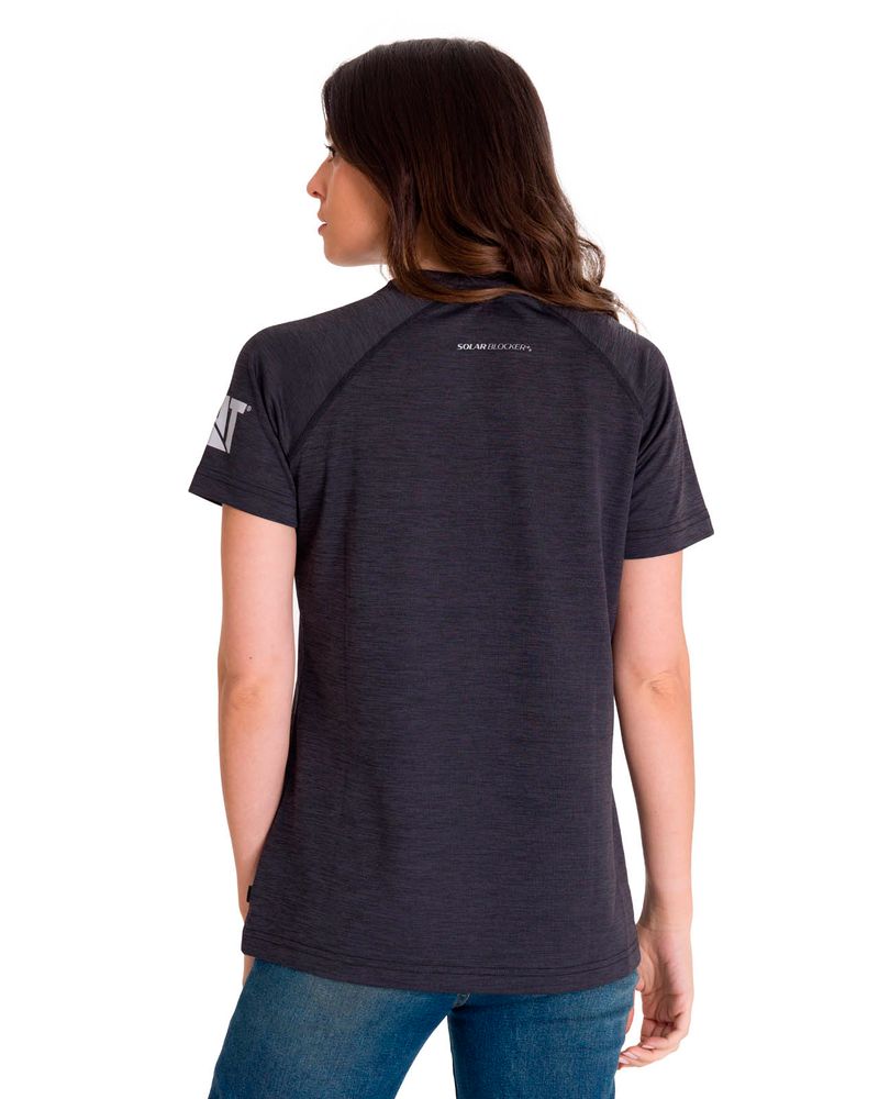 Polera-Manga-Corta-Mujer-LIGHTWEIGHT-COOLING-S-S-CREW-TEE-Negra-Cat