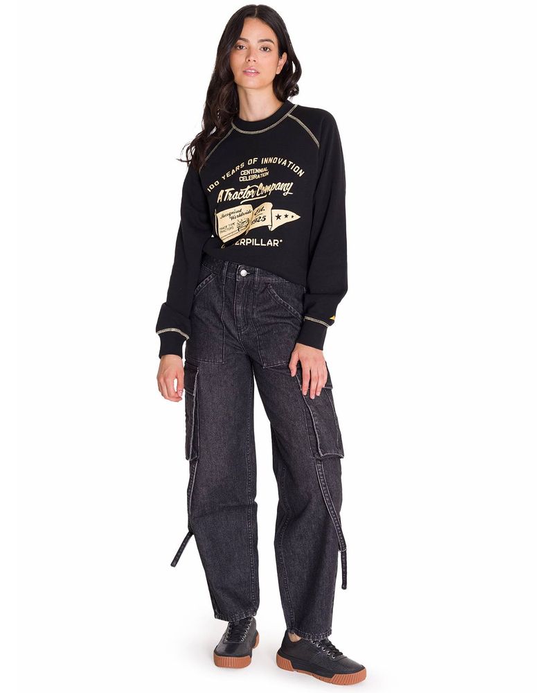 Jeans-Tiro-Alto-Mujer-RIGID-DENIM-EXAGGERATED-CARGO-Gris-Cat