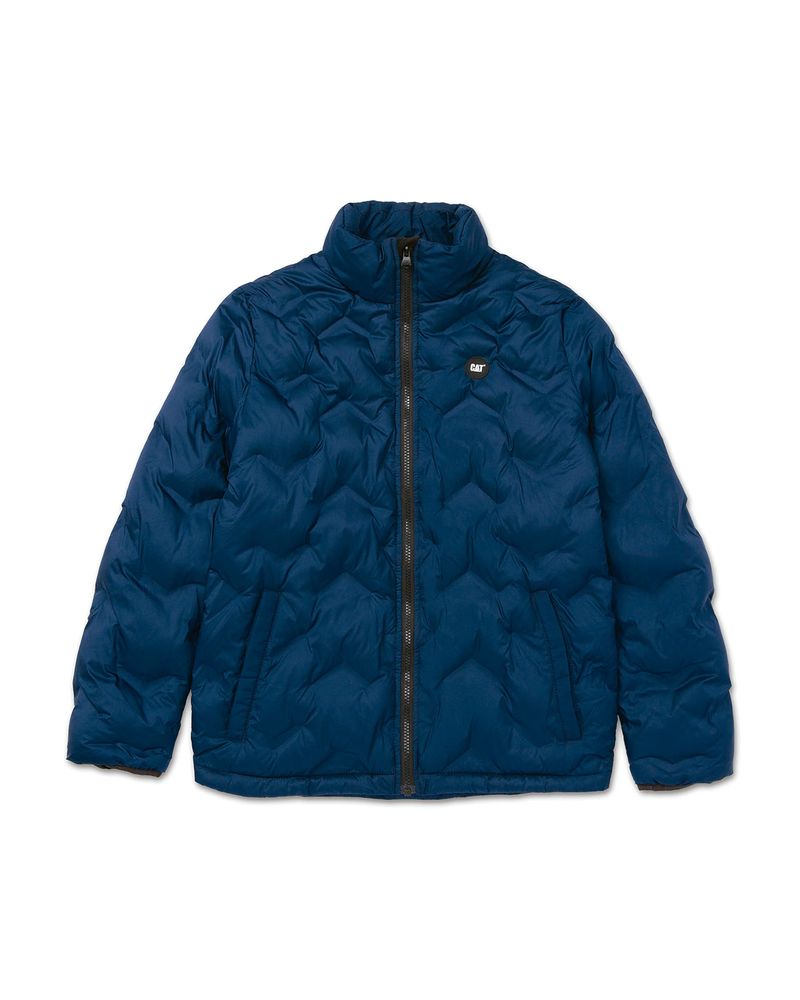 Parka-Manga-Larga-Mujer-W-Bonded-Medium-Weight-Insulated-Azul-Petroleo-Cat