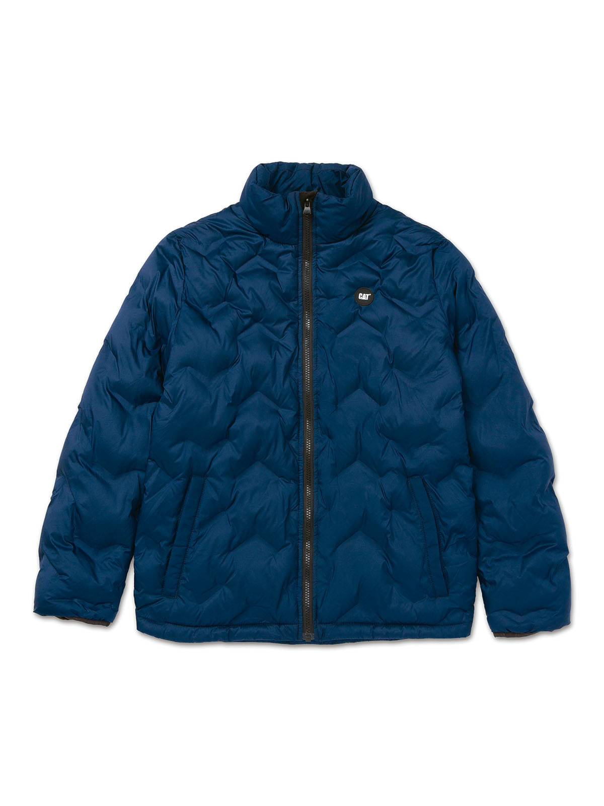 Parka Manga Larga Mujer W Bonded Medium Weight Insulated Azul Petróleo Cat