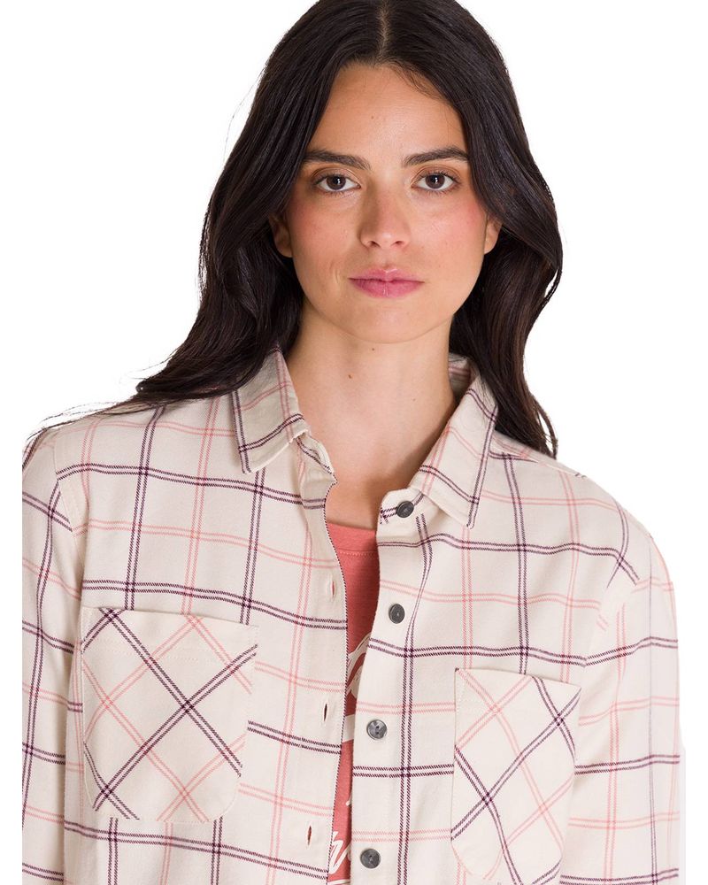 Camisa-Manga-Larga-Mujer-Flannel-Relaxed-L-S-Rosa-Palido-Cat