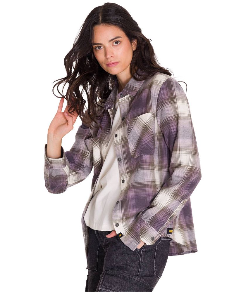 Camisa-Manga-Larga-Mujer-Flannel-Relaxed-Lila-L-S-Cat