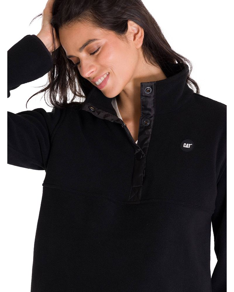 Polar-Manga-Larga-Mujer-W-Polar-Fleece-Half-Snap-Po-Negro-Cat