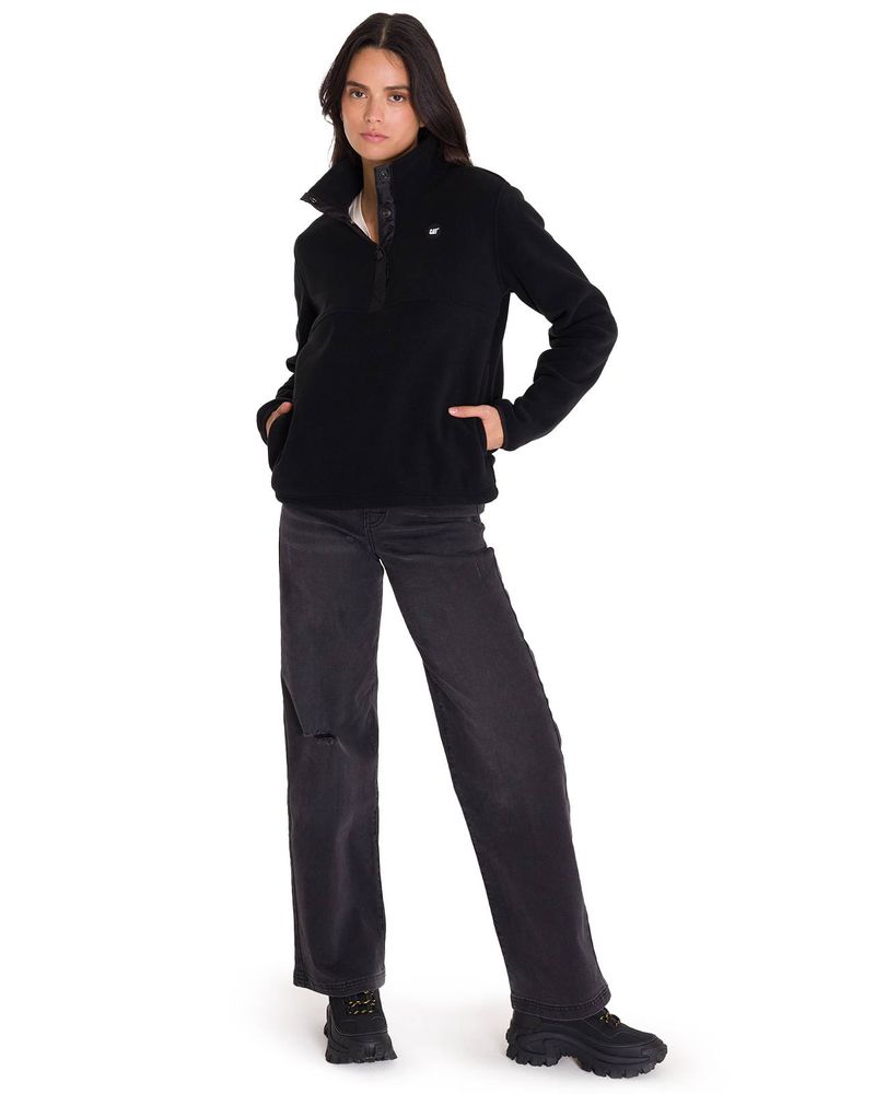 Polar-Manga-Larga-Mujer-W-Polar-Fleece-Half-Snap-Po-Negro-Cat