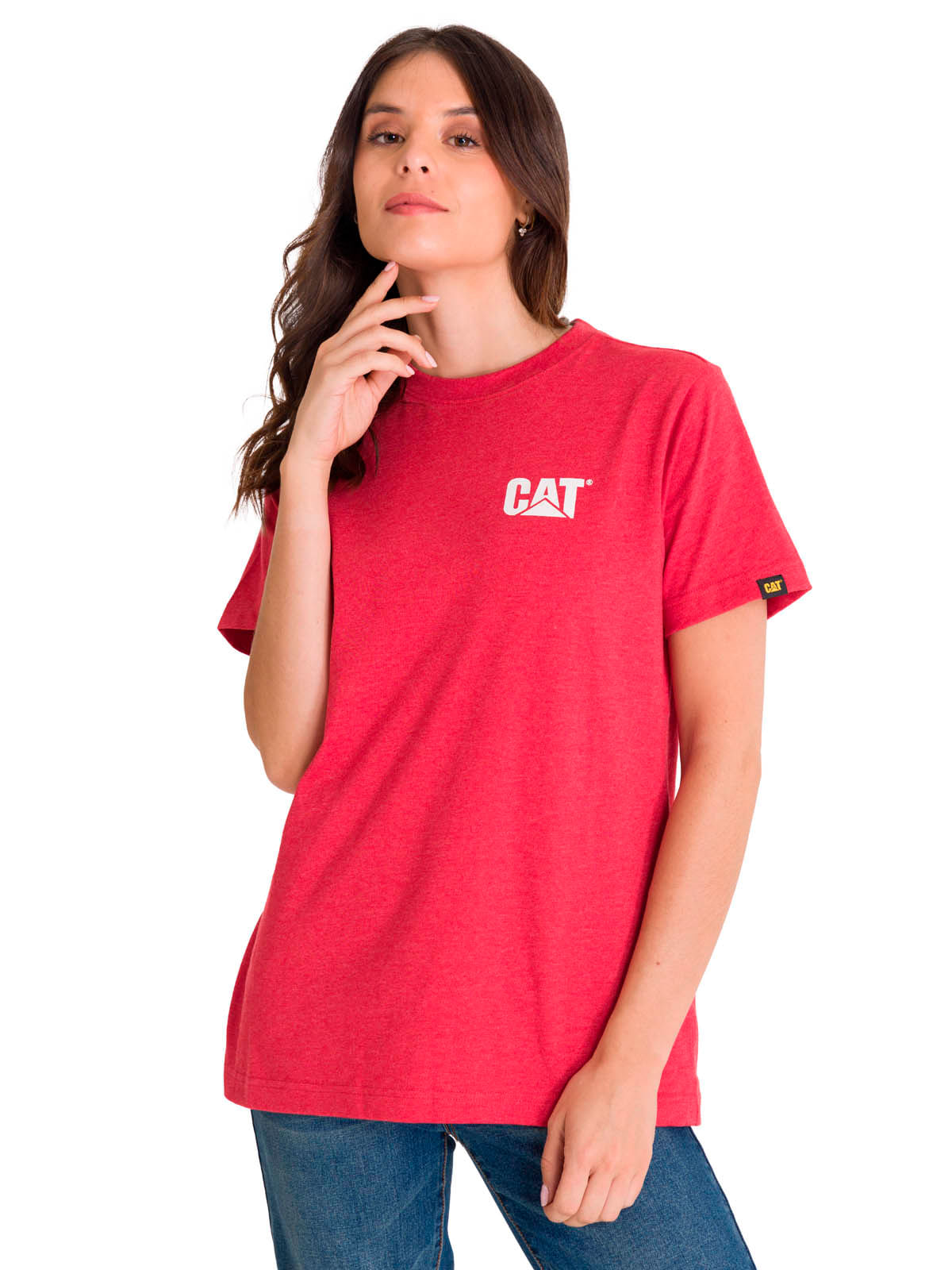 Polera Mujer Trademark Rojo Cat