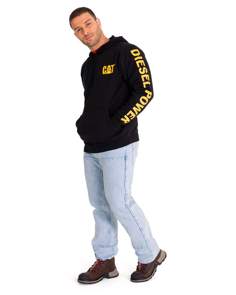 Poleron-Manga-Larga-Hombre-Diesel-Power-Hoodie-Negro-Cat