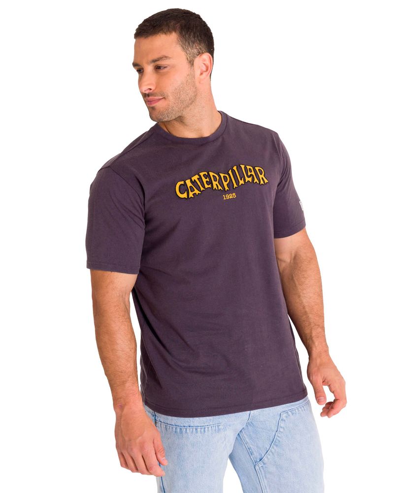 Polera-Manga-Corta-Casual-Hombre-HERITAGE-1925-GRAPHIC-TEE-Carbon-Cat