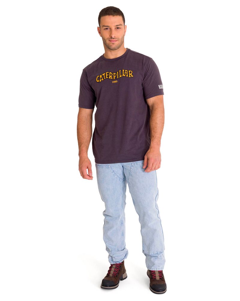 Polera-Manga-Corta-Casual-Hombre-HERITAGE-1925-GRAPHIC-TEE-Carbon-Cat