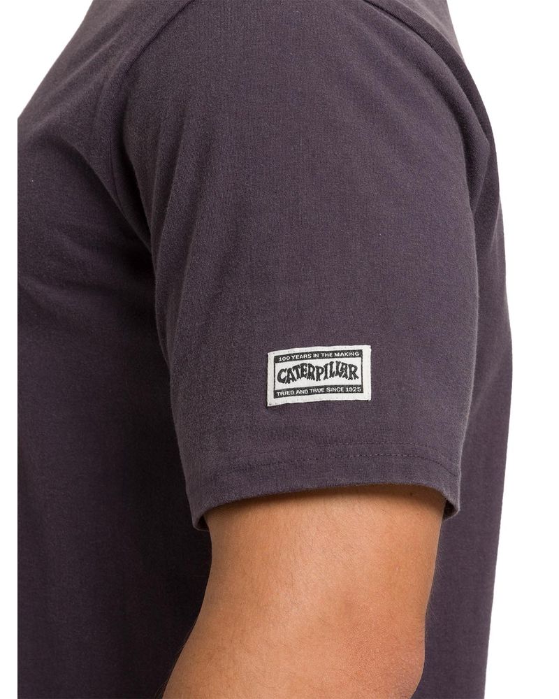 Polera-Manga-Corta-Casual-Hombre-HERITAGE-1925-GRAPHIC-TEE-Carbon-Cat